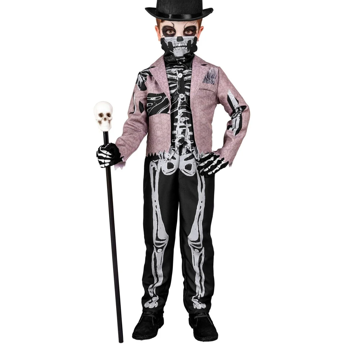 Halloween Kostuum Kind Skelet Bruidegom - Image 2