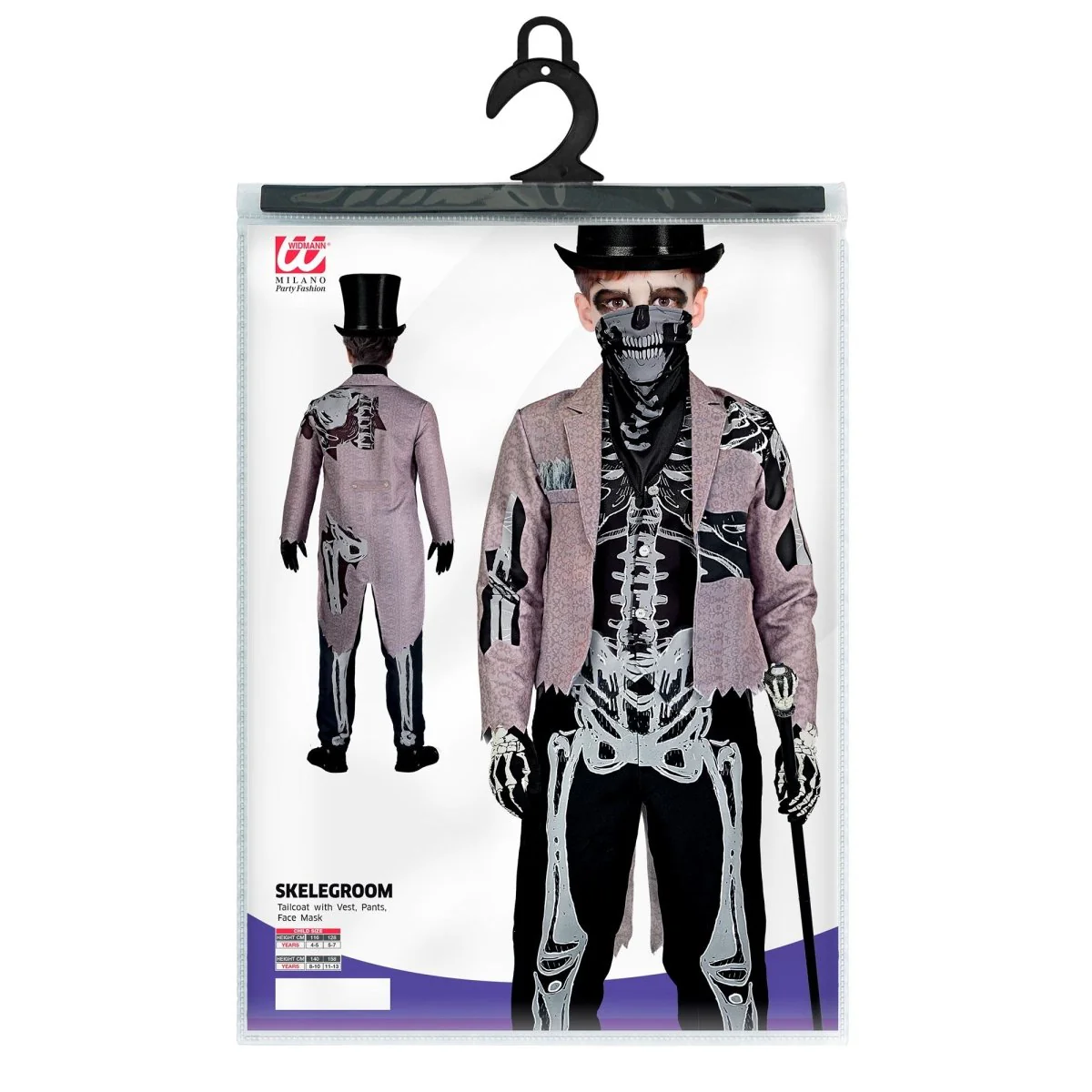 Halloween Kostuum Kind Skelet Bruidegom - Image 5