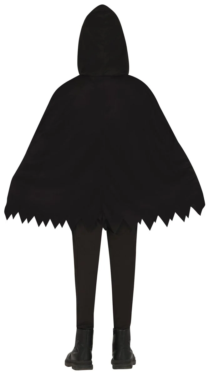 Halloween Kostuum Kind Skelet Poncho - Image 2