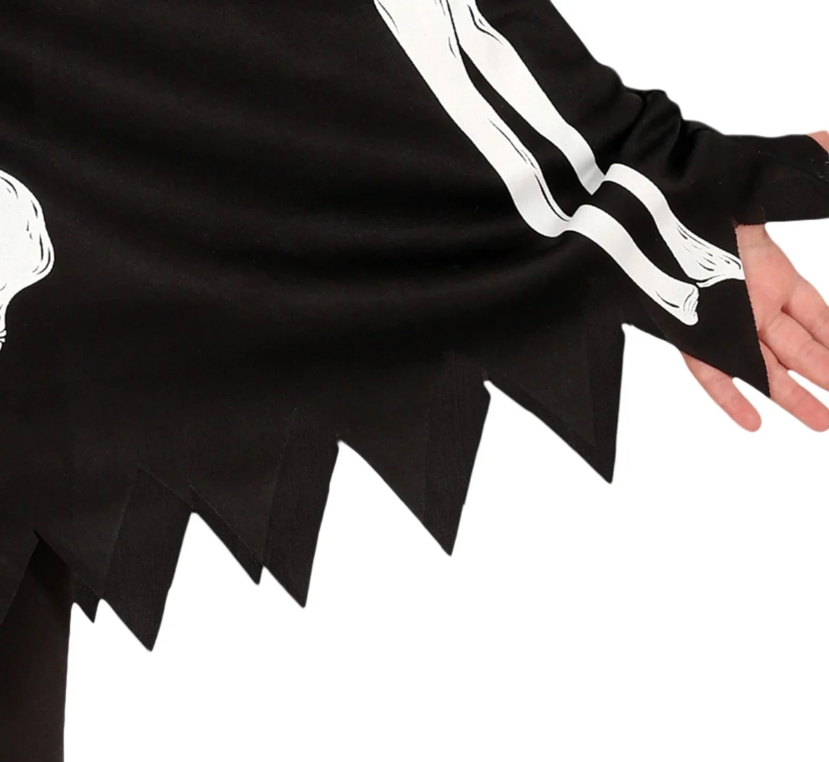Halloween Kostuum Kind Skelet Poncho - Image 5