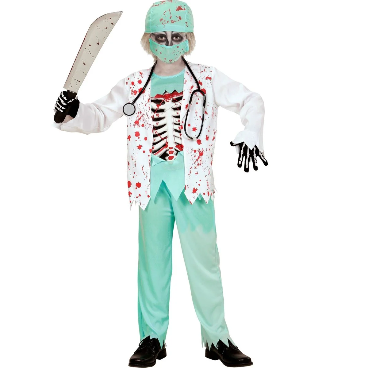 Halloween Kostuum Kind Zombie Dokter - Image 2