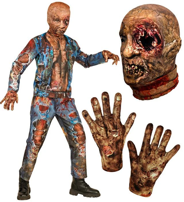 Halloween Kostuum Kind Zombie Jeans - Image 5