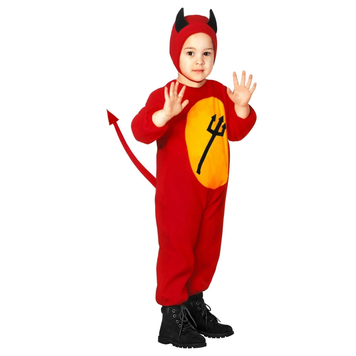 Halloween Kostuum Rood Baby Duivel 2 delig - Image 3