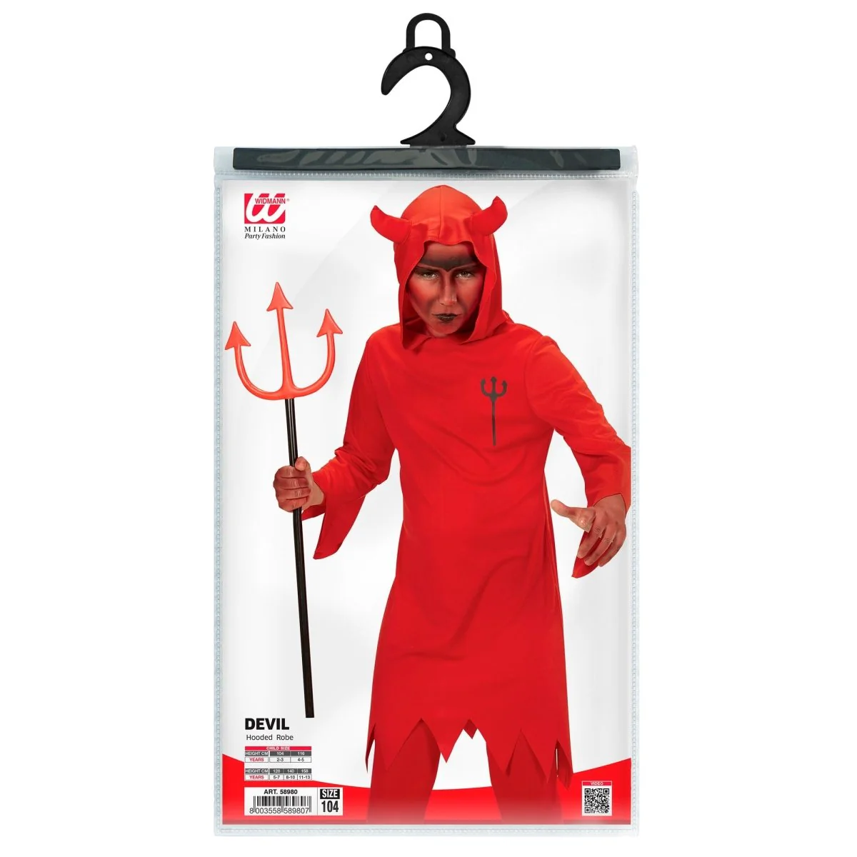 Halloween Kostuum Rood Jongen Duivel - Image 3