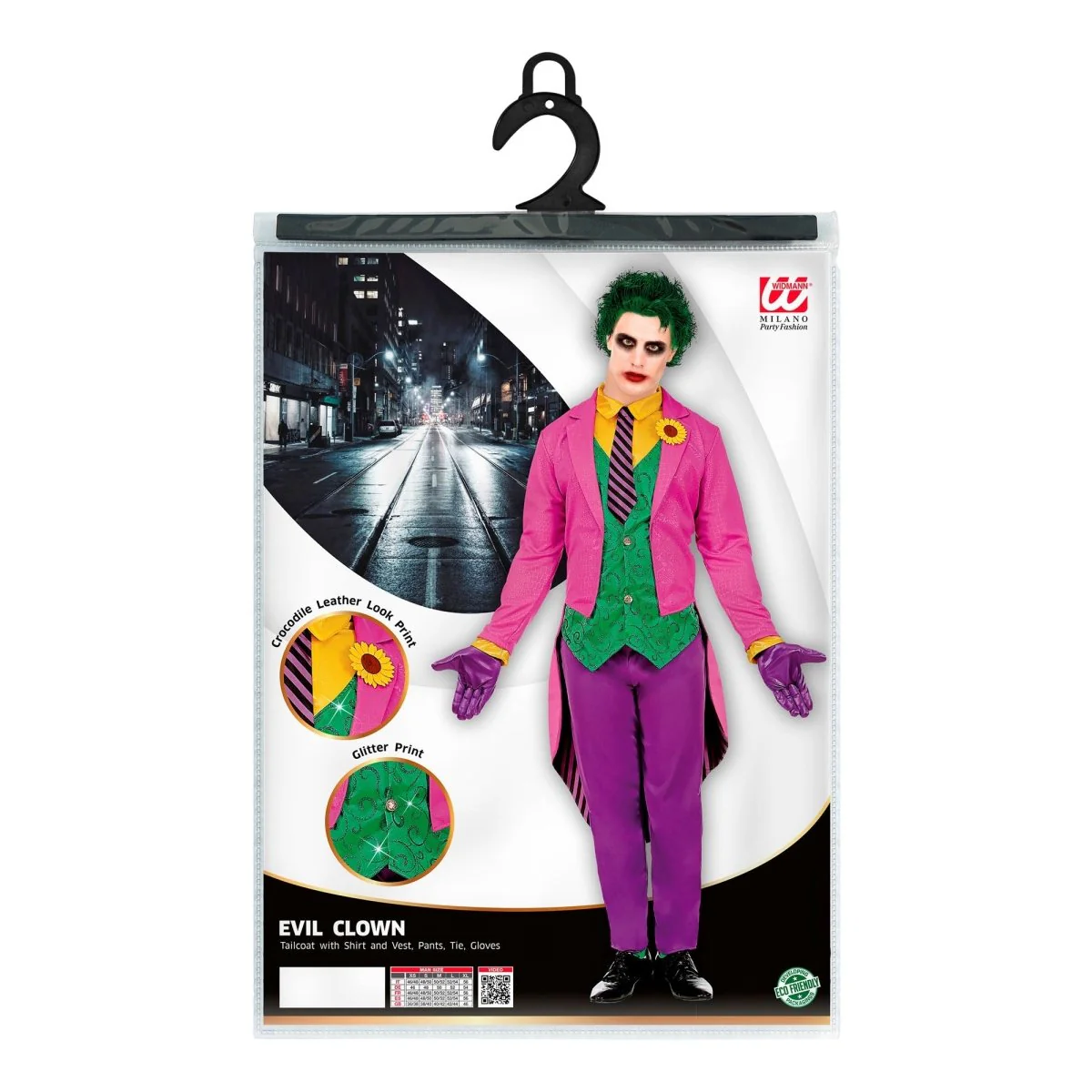 Halloween Kostuum Roze Heren Joker - Image 5