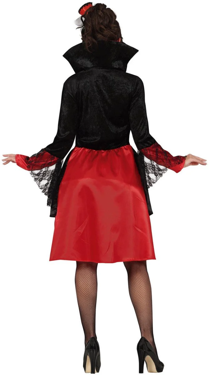 Halloween Kostuum Vampirina Zwart Rood Dames - Image 2