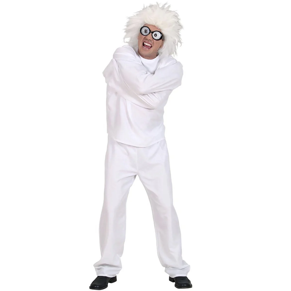 Halloween Kostuum Wit Heren Gek