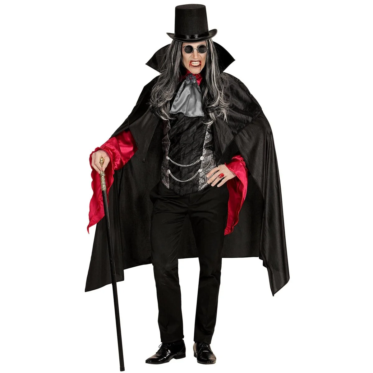 Halloween Kostuum Zwart Heren Vampier