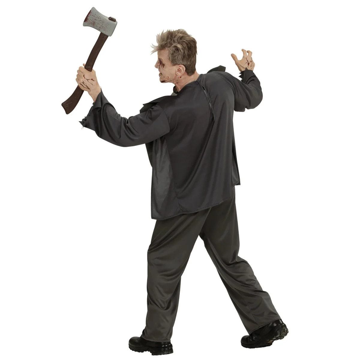 Halloween Kostuum Zwart Heren Zombie - Image 3