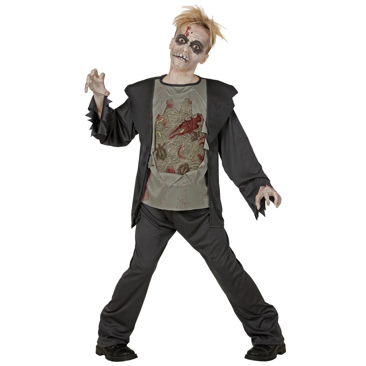 Halloween Kostuum Zwart Kind Zombie