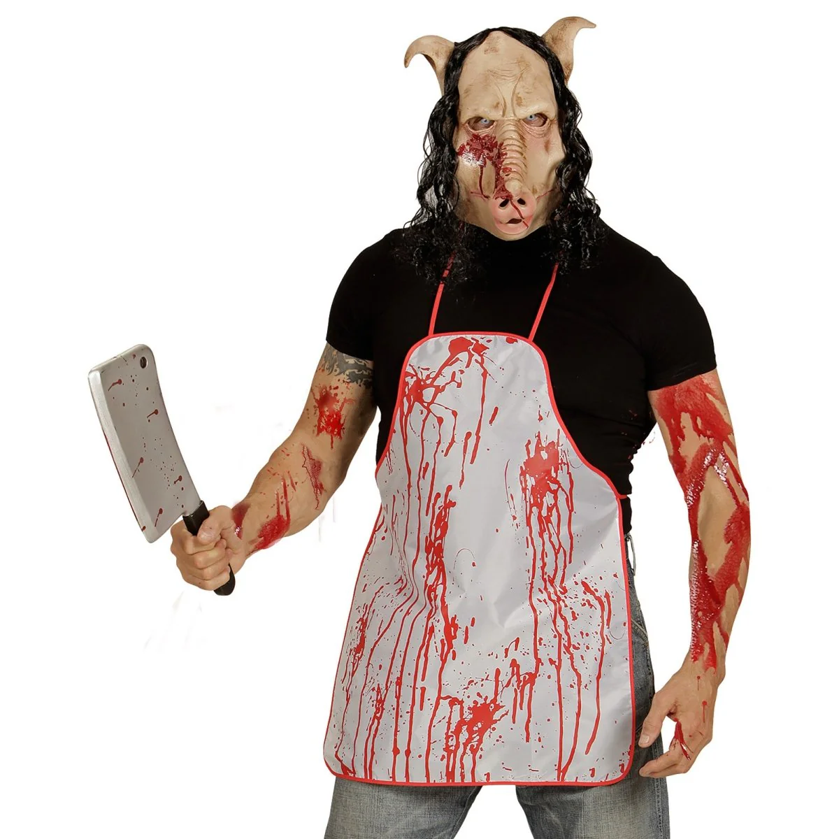 Halloween Masker Beige Varken - Image 4