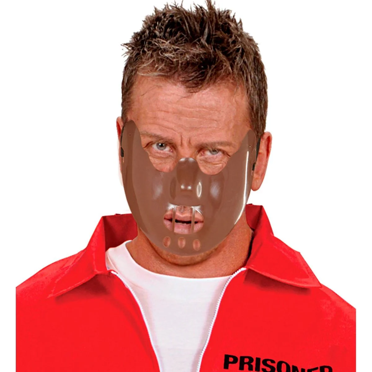 Halloween Masker Bruin Mond - Image 2