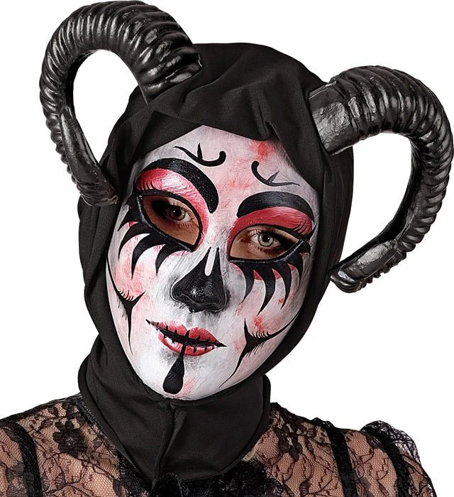 Halloween Masker Dames Theater Duivel - Image 2