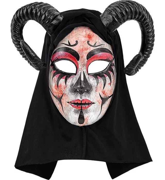 Halloween Masker Dames Theater Duivel - Image 3