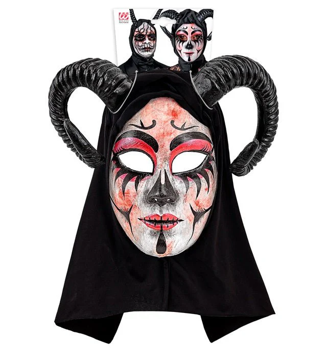 Halloween Masker Dames Theater Duivel - Image 4