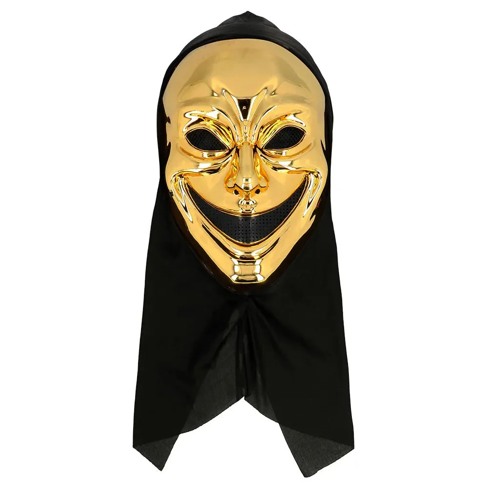 Halloween Masker Goud Killer - Image 2
