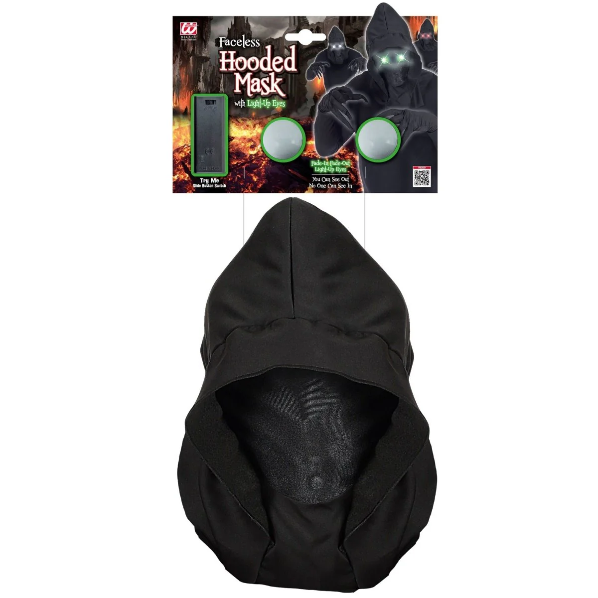 Halloween Masker Met Groen Licht - Image 3