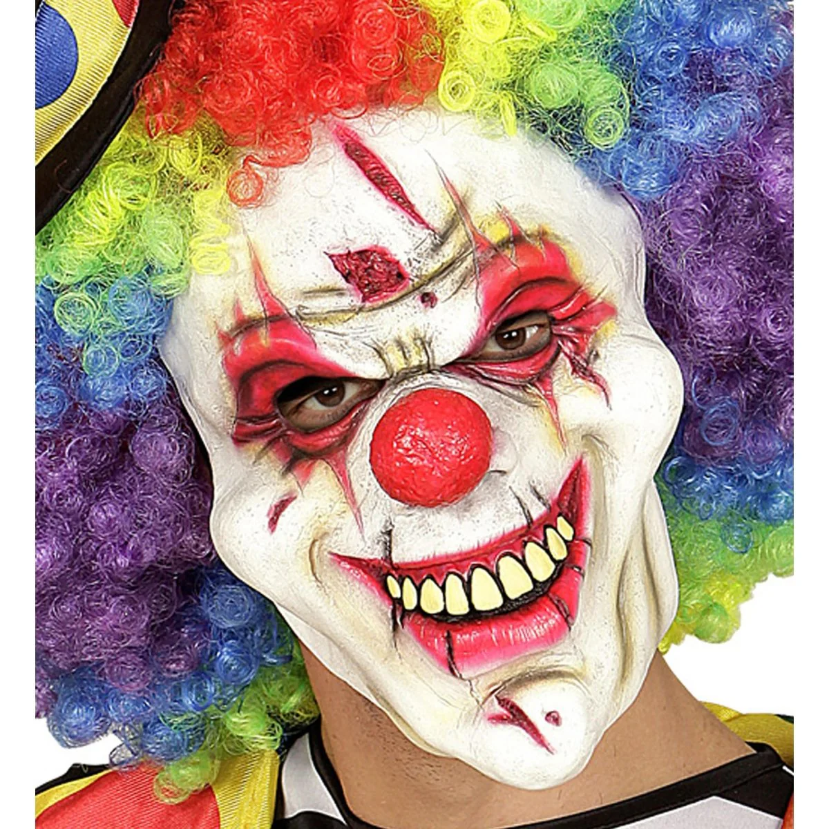 Halloween Masker Regenboog Clown