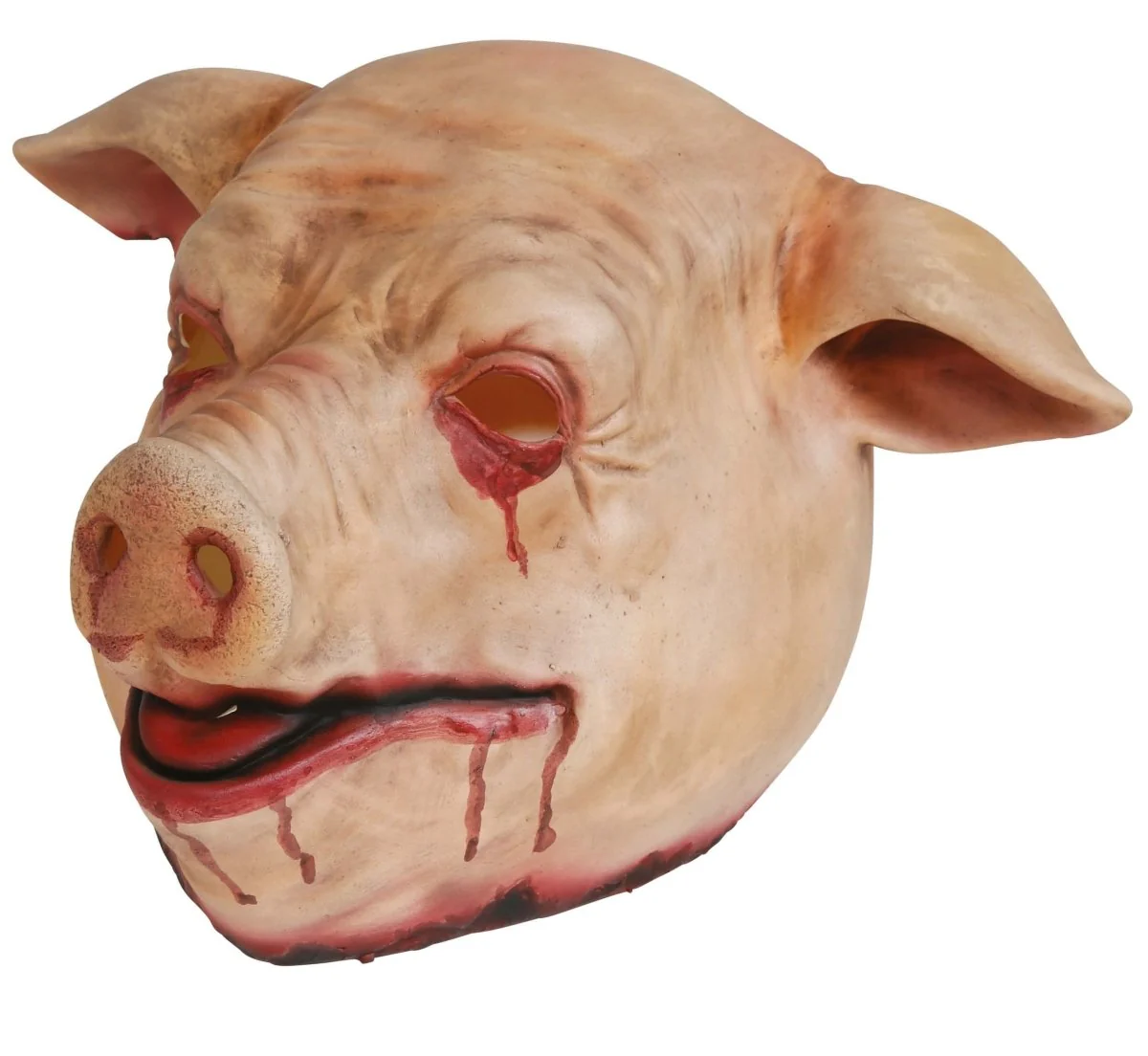 Halloween Masker Rood Roze Varken - Image 2