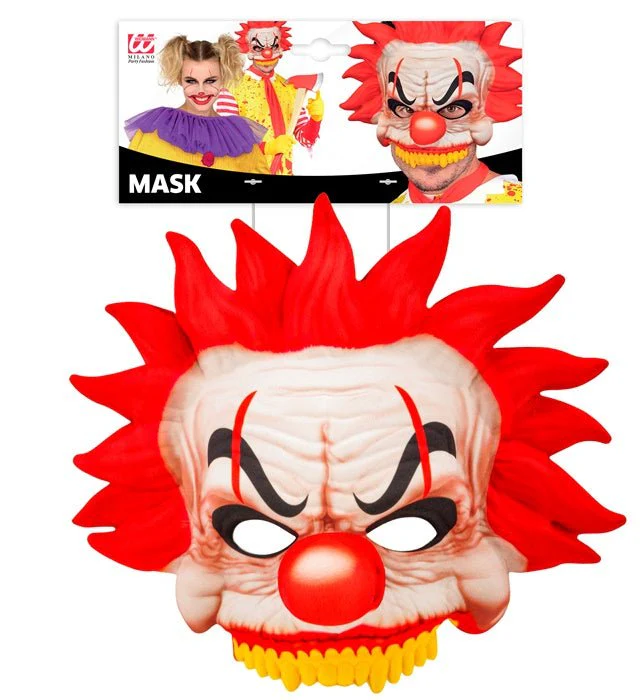 Halloween Masker Rood Wit Killer Clown - Image 4
