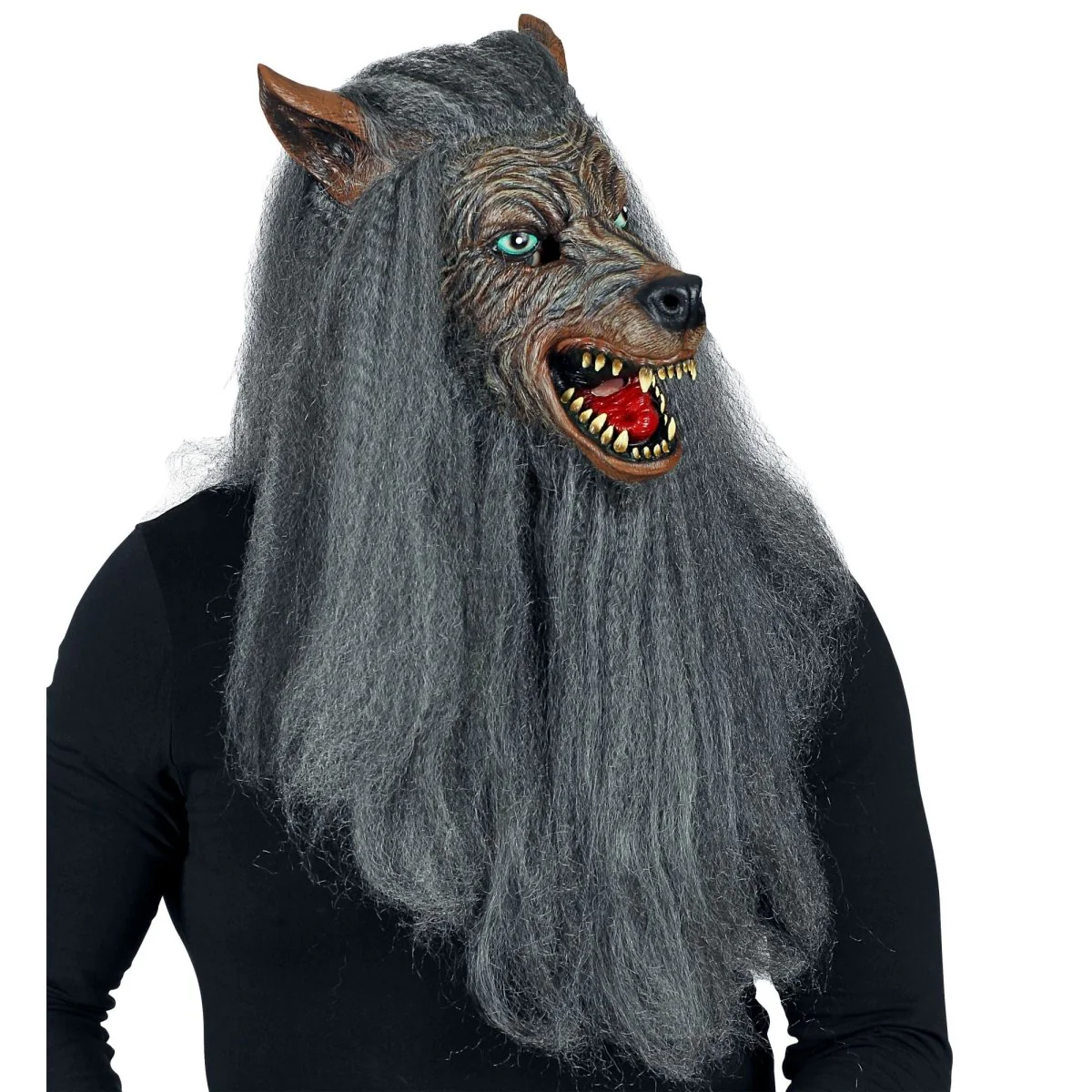 Halloween Masker Weerwolf Met Vacht - Image 2