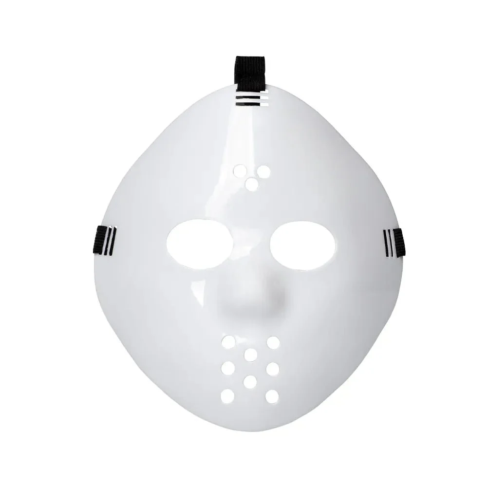 Halloween Masker Wit Hockey - Image 2