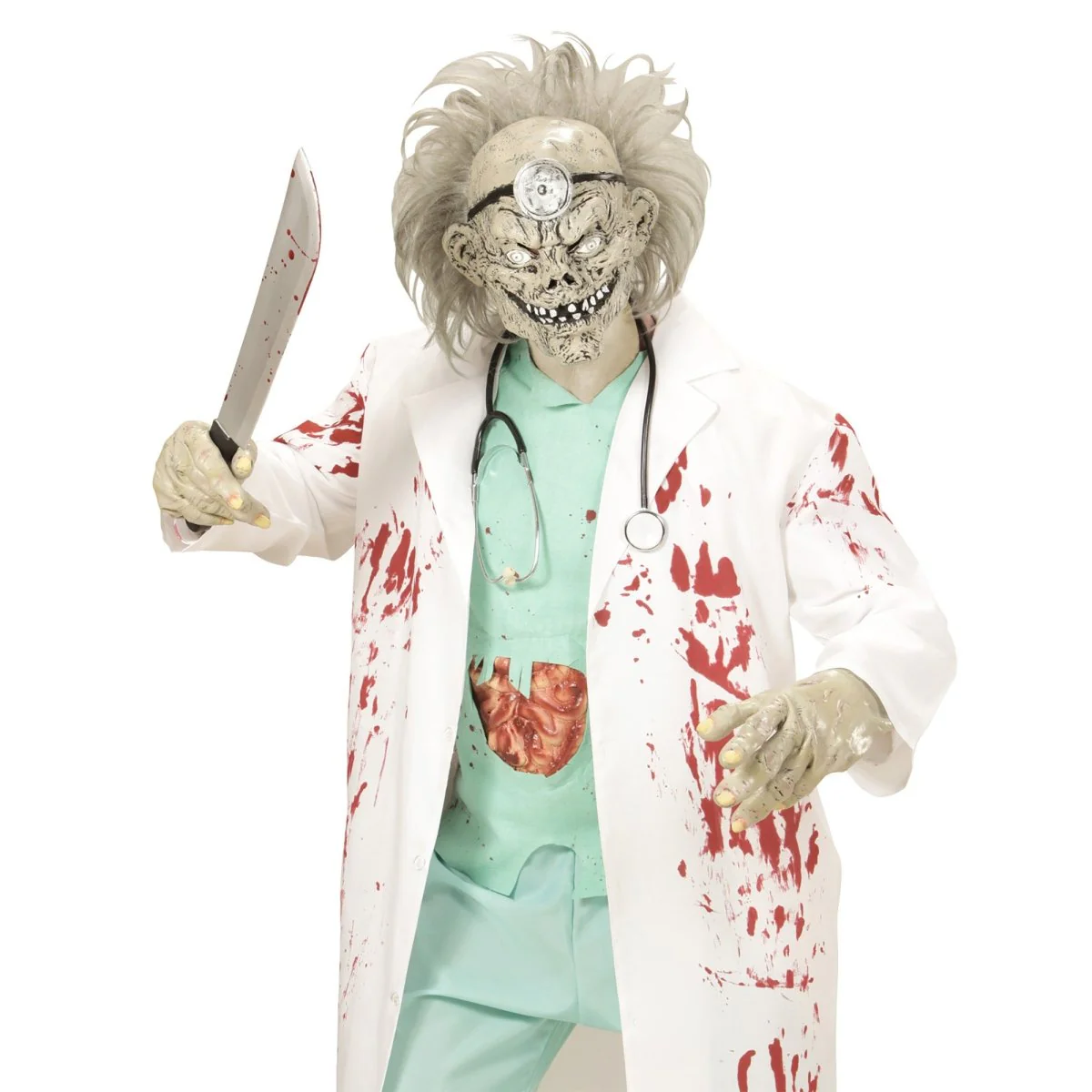 Halloween Masker Zombie Dokter - Image 3