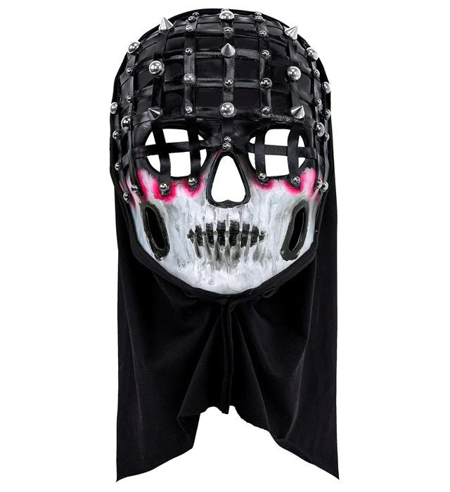 Halloween Masker Zwart Wit Skelet Gaas - Image 2