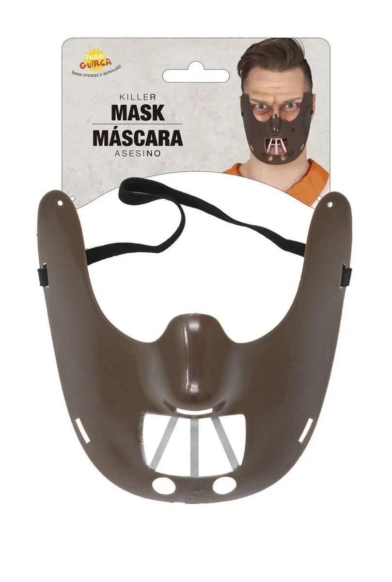Halloween Mondmasker Bruin - Image 4