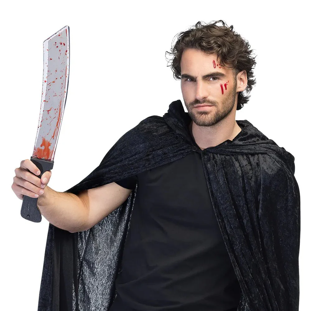 Halloween Nep Machete Bloed 51cm - Image 3
