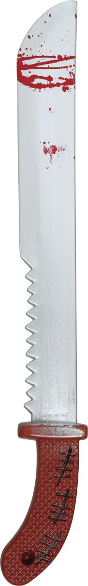 Halloween Nep Machete Met Zaag 60cm - Image 4