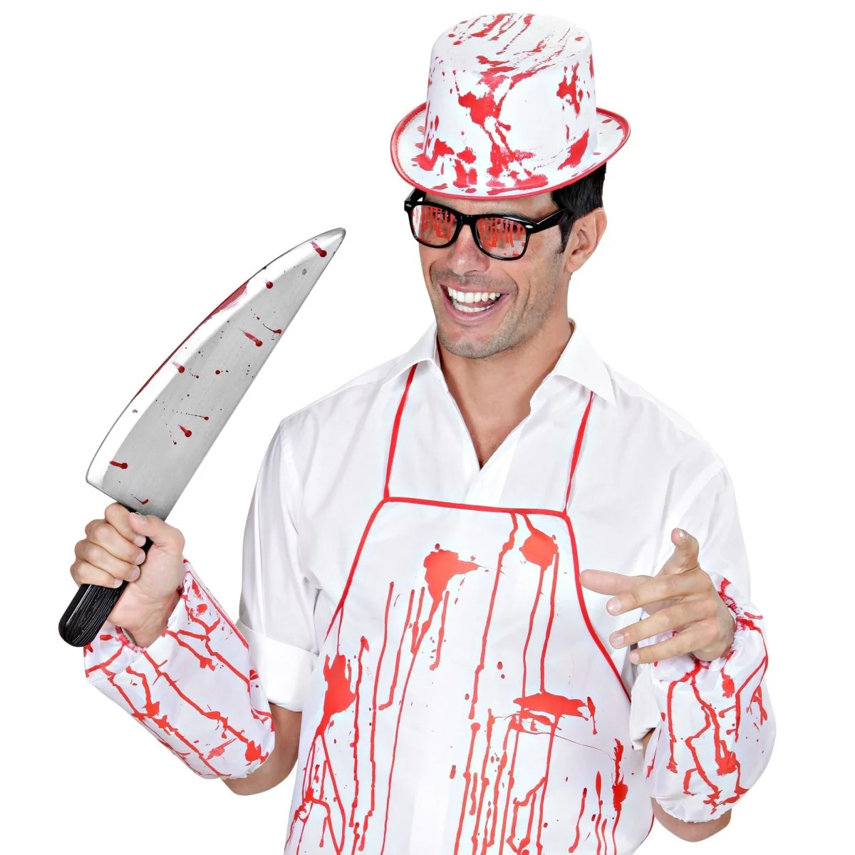Halloween Nep Mes Bloed 48cm - Image 3