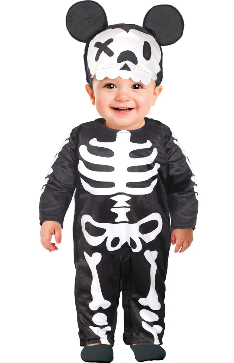 Halloween Onesie Baby Muizig Skelet - Image 4