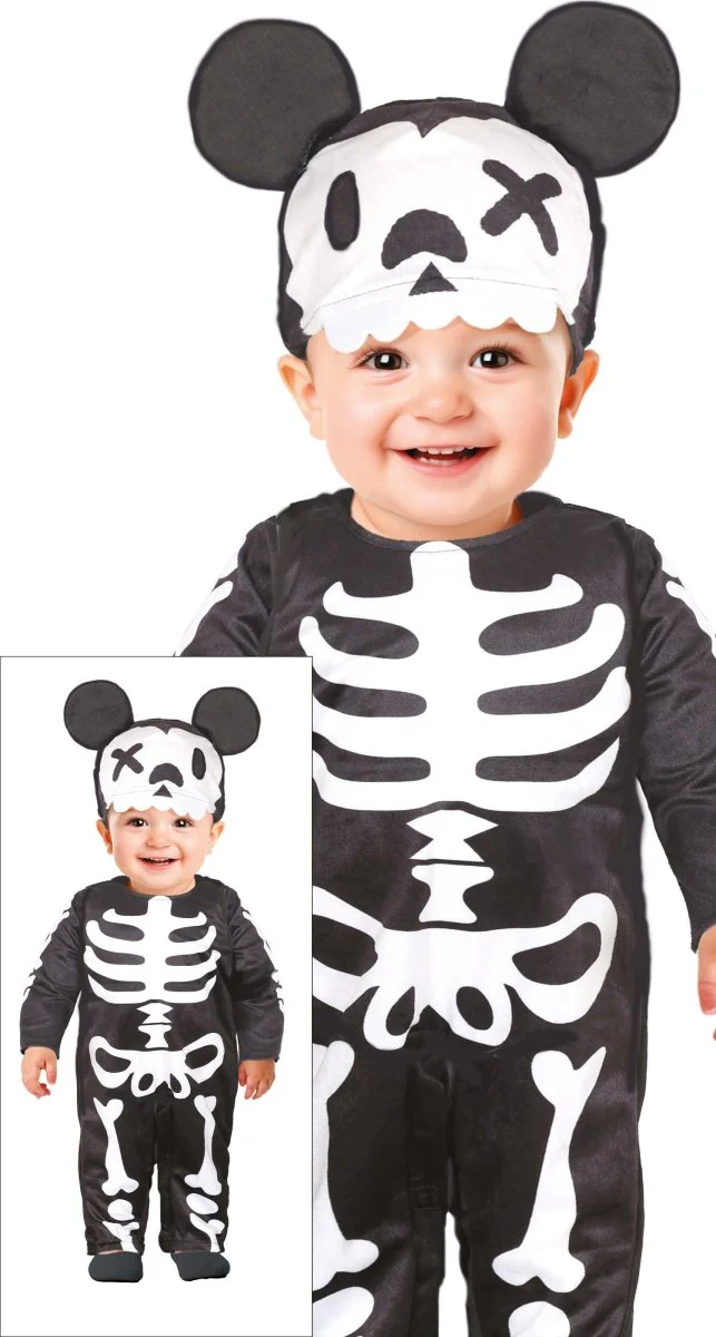 Halloween Onesie Baby Muizig Skelet - Image 8