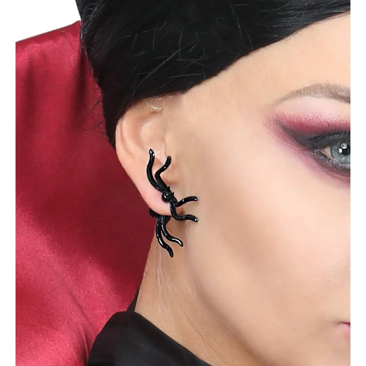 Halloween Oorbellen Zwart Spinnen - Image 2