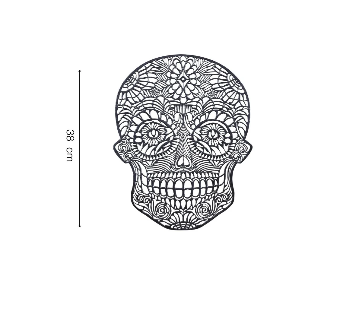 Halloween Placemats Schedel 38cm - Image 2