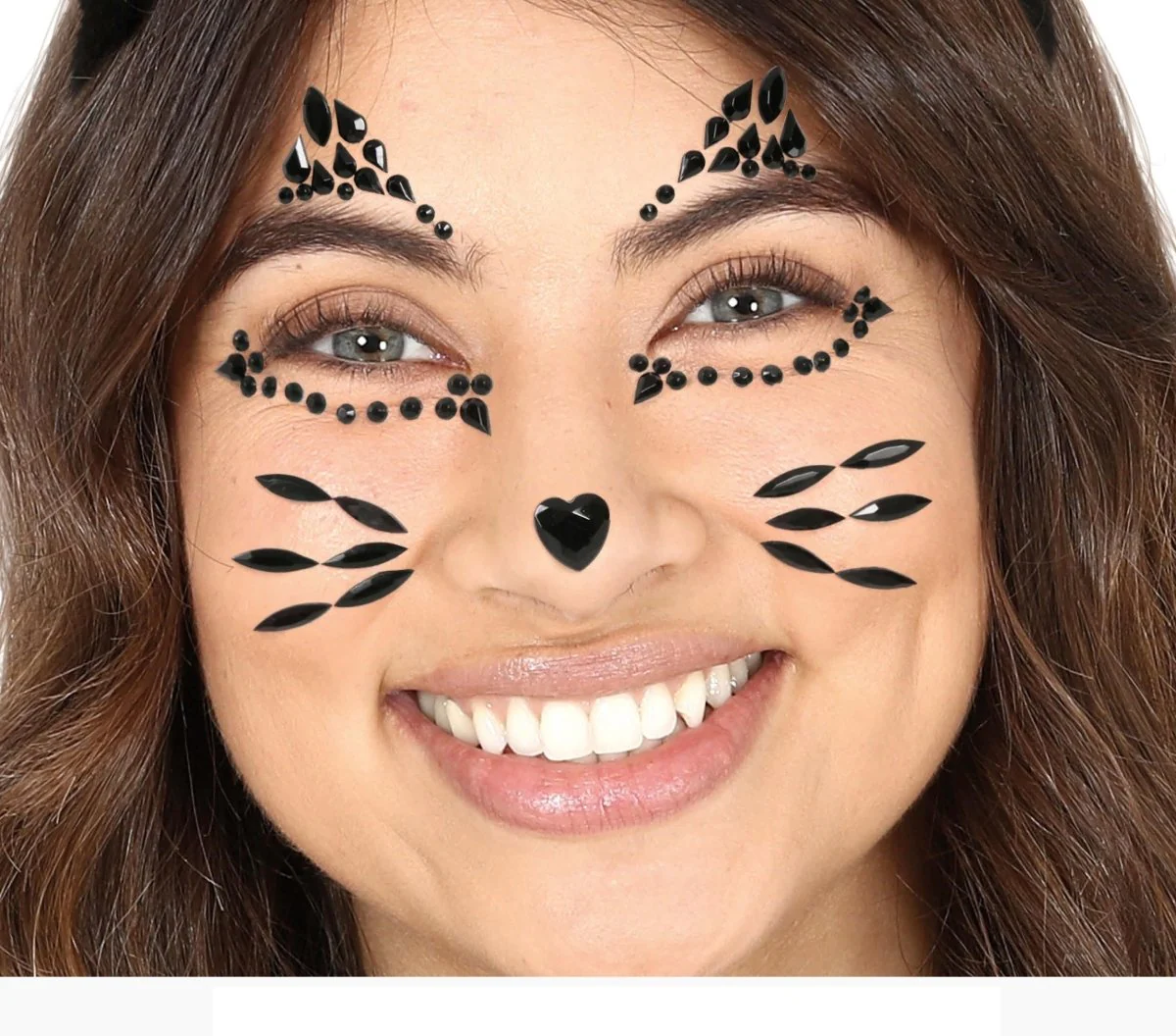 Halloween Plak Diamantjes Kat - Image 2