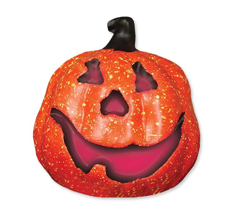 Halloween Pompoen Deluxe met Licht 15cm