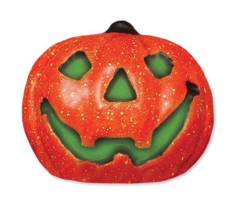 Halloween Pompoen met Licht 17cm