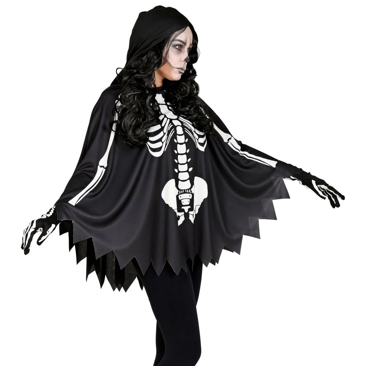 Halloween Poncho Skelet - Image 2