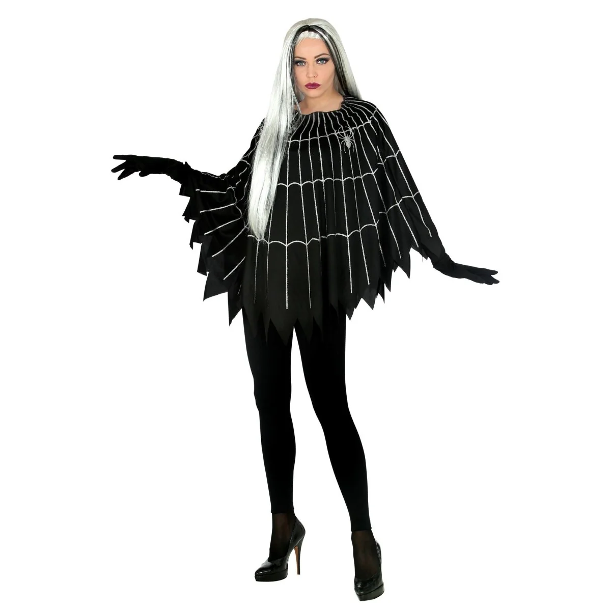 Halloween Poncho Spinnenweb - Image 3