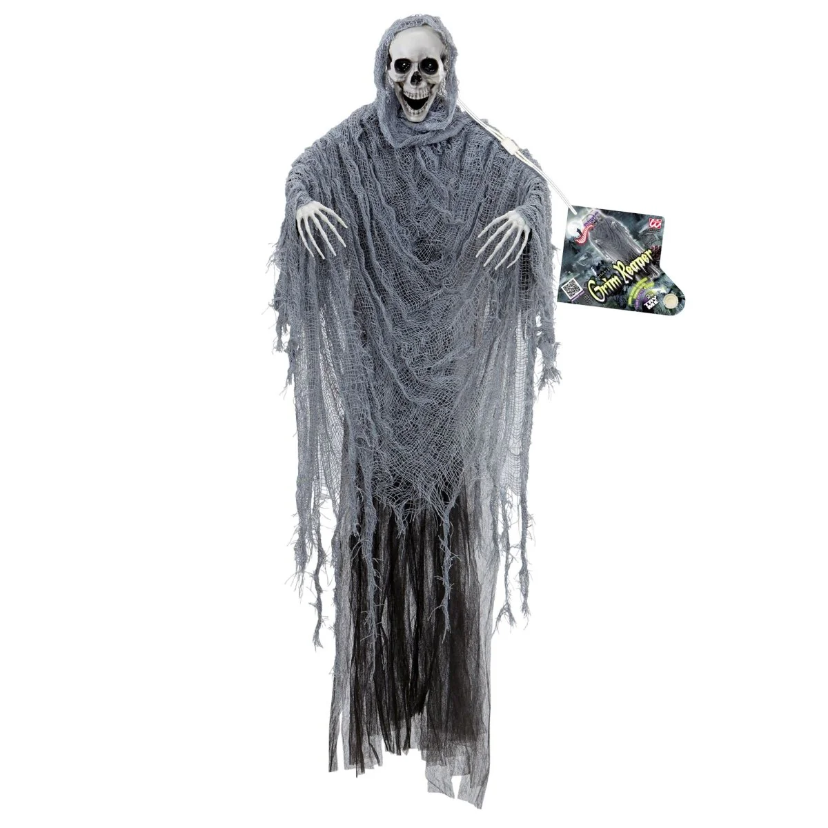 Halloween Pop Grijs Magere Hein Met Geluid, Licht En Beweging - Image 3