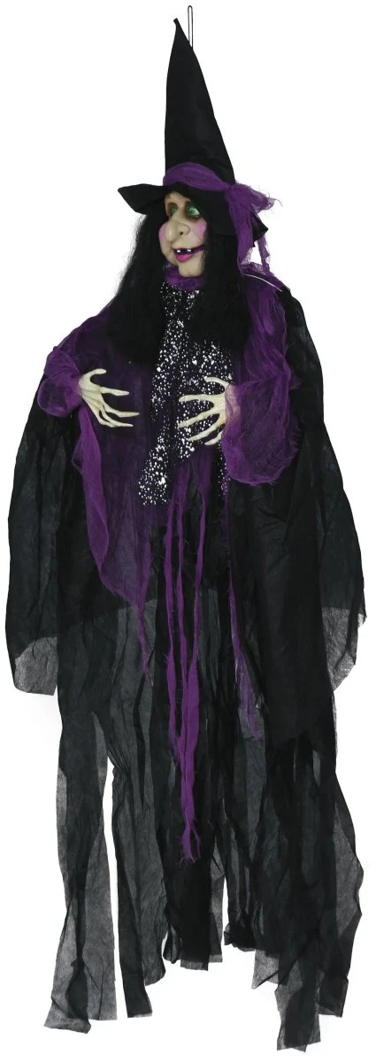 Halloween Pop Heks Met Licht En Geluid 1,2m - Image 3