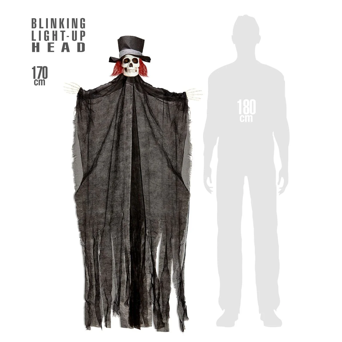Halloween Pop Skelet Bruidegom 1,7m - Image 3