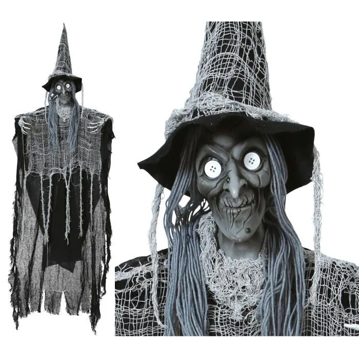 Halloween Pop Zwart Heks 1,3m