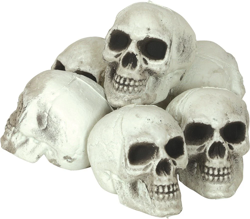 Halloween Schedel 8cm 6st - Image 2