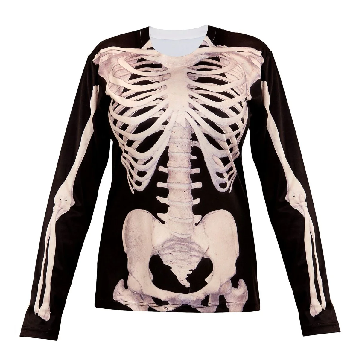 Halloween Shirt Dames Skelet - Image 4
