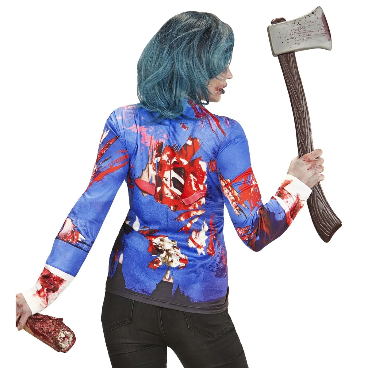 Halloween Shirt Dames Zombie - Image 3