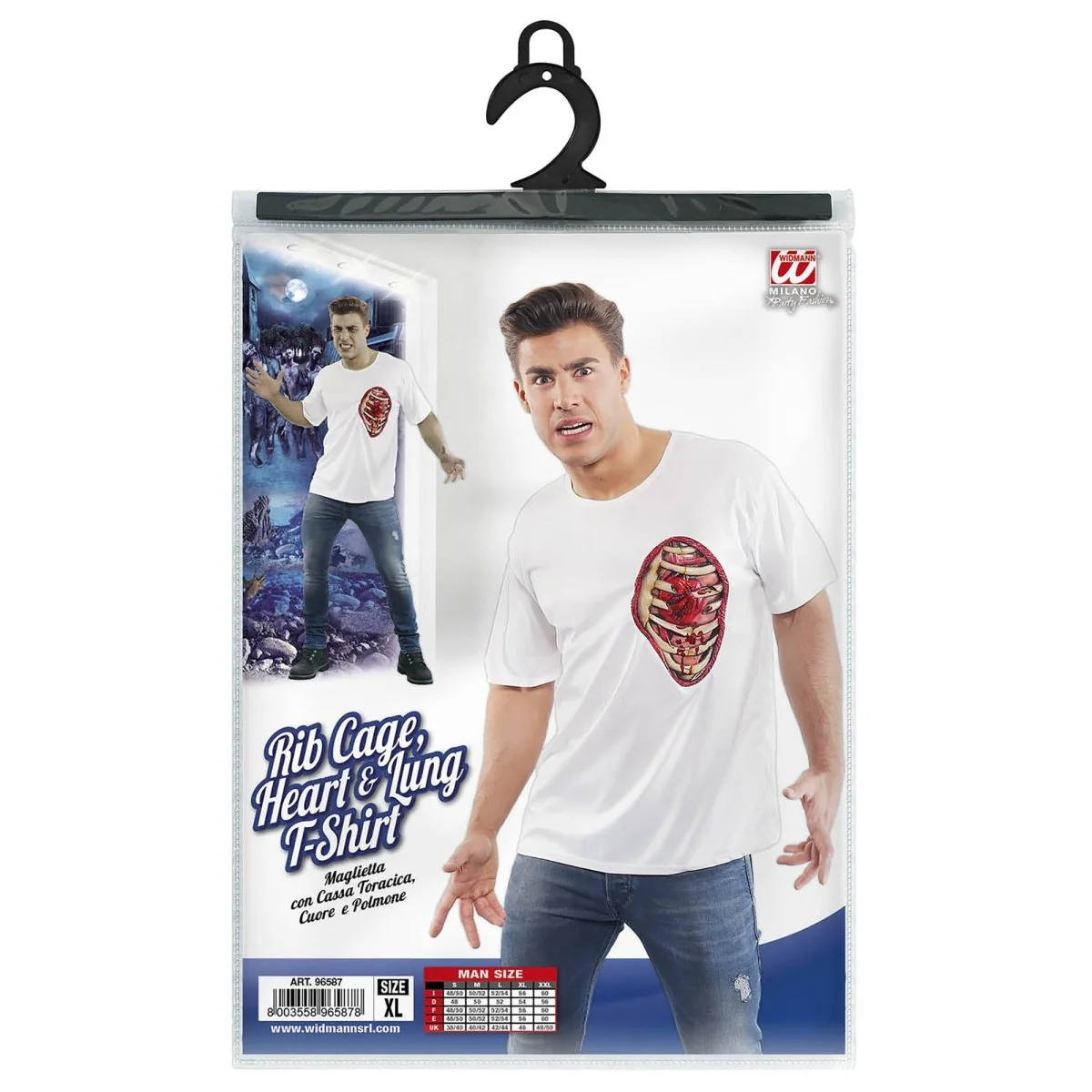 Halloween Shirt Heren Ribbenkast - Image 5