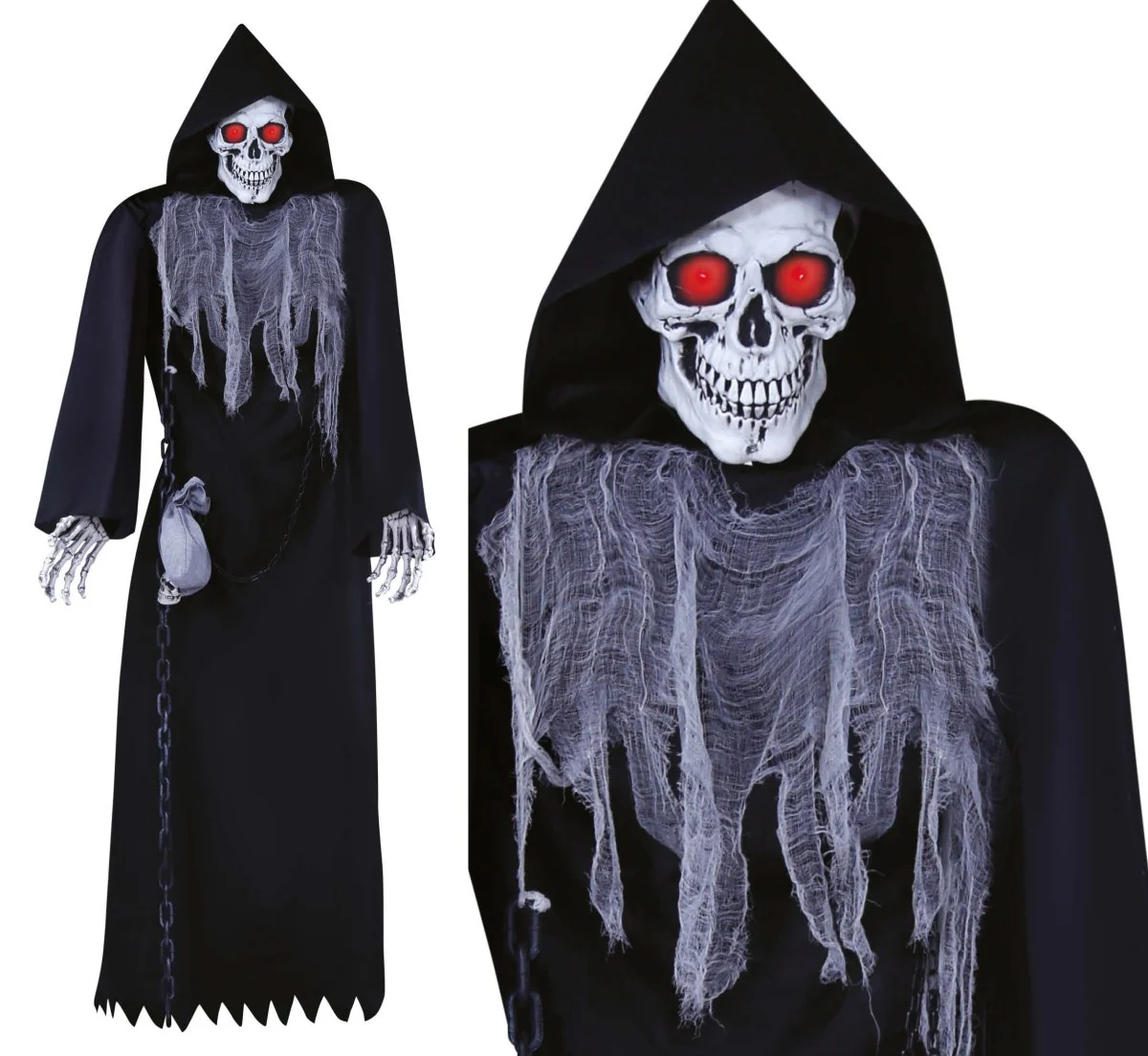 Halloween Skelet Met Geluid En Beweging 2,5m - Image 9